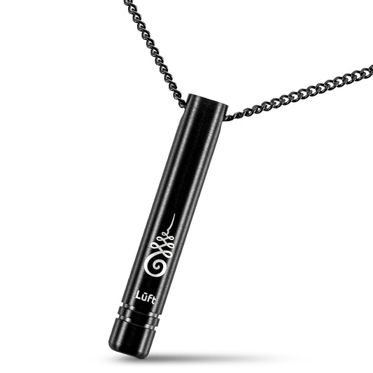 Lūft Anxiety and Quit Smoking Necklace - Black Matte