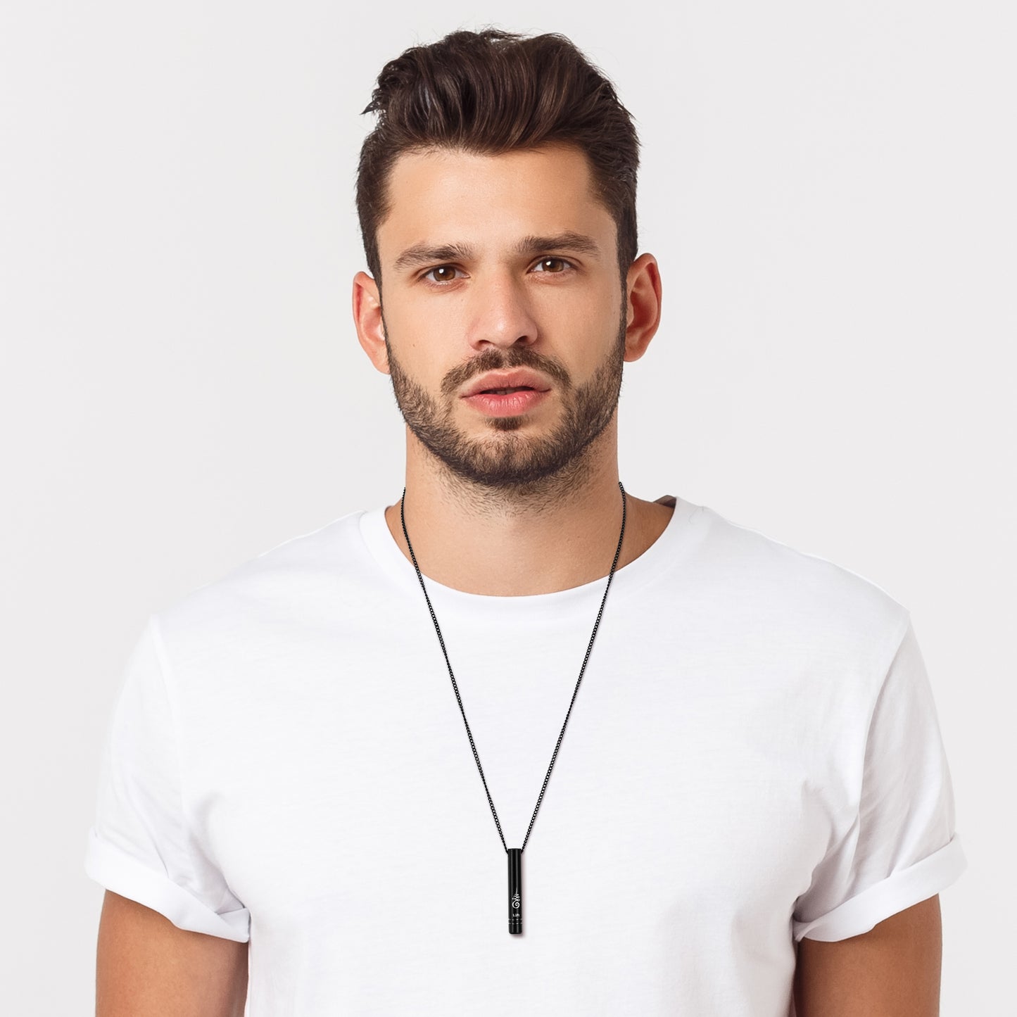 Lūft Anxiety and Quit Smoking Necklace - Black Matte