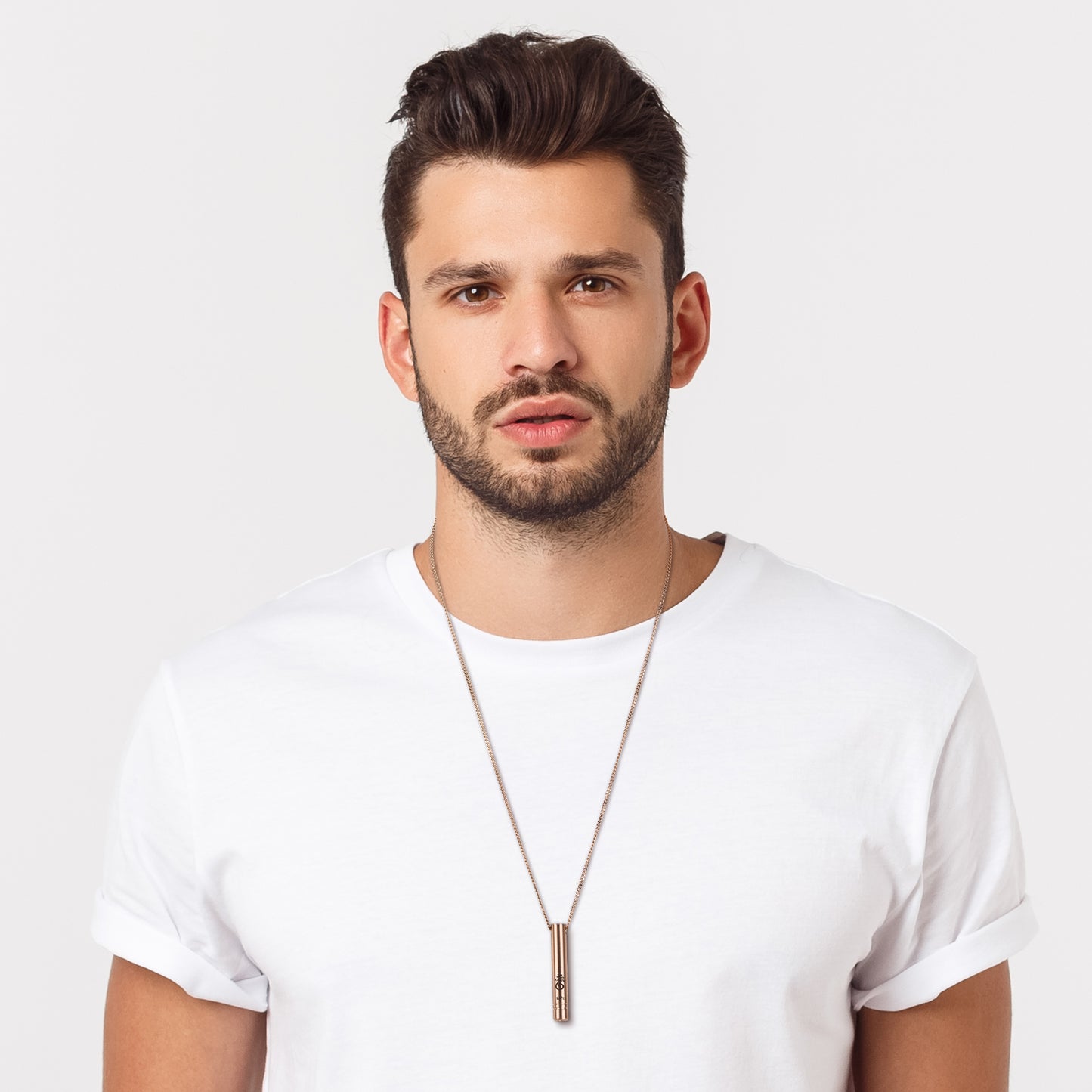 Lūft Anxiety and Quit Smoking Necklace - Rose Gold