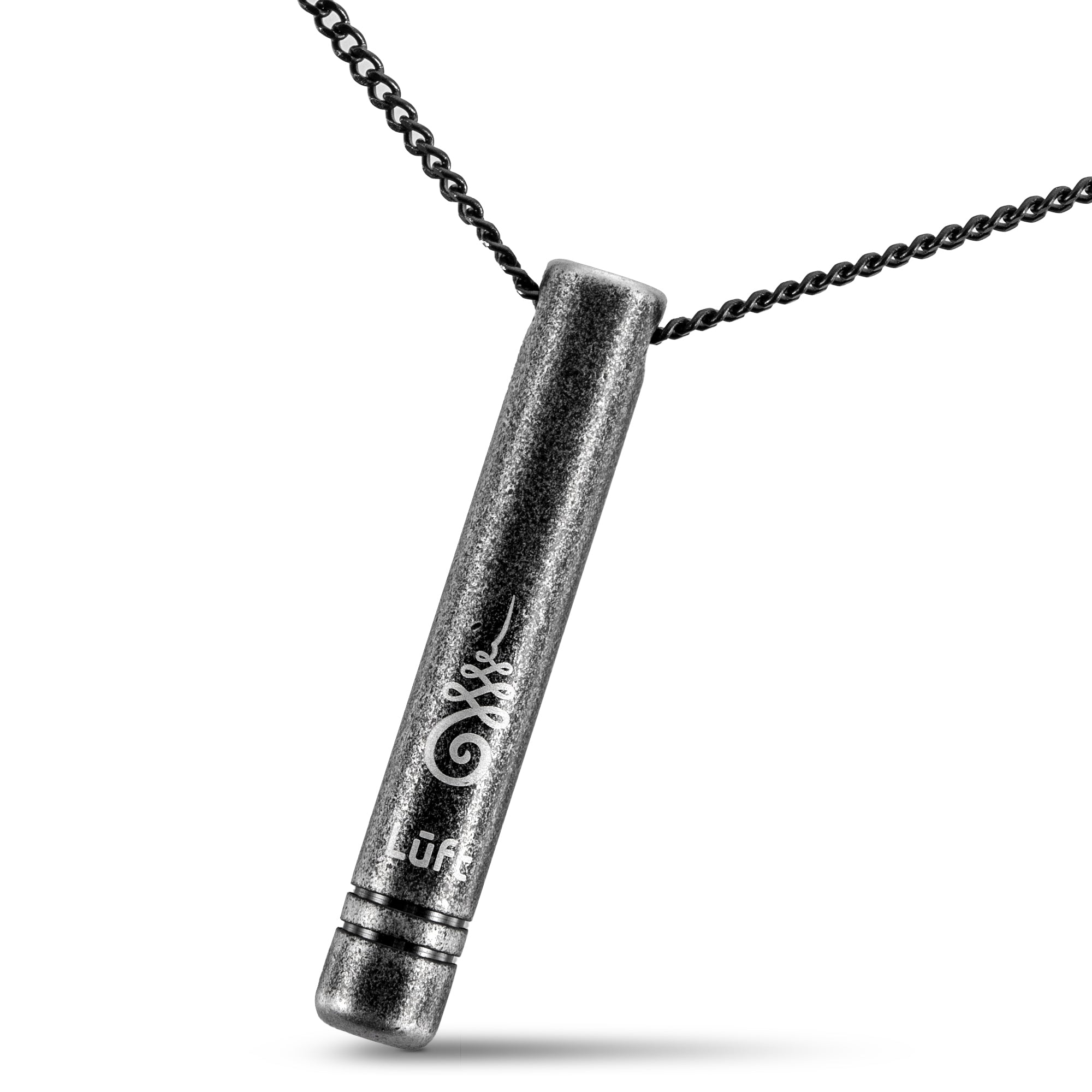 Lūft Anxiety and Quit Smoking Necklace - Slate Metal – lūftcalm