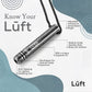 Lūft Anxiety and Quit Smoking Necklace - Slate Metal